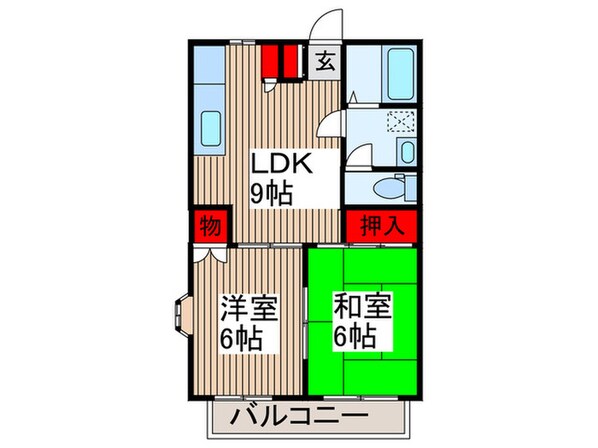 イトウハイムの物件間取画像